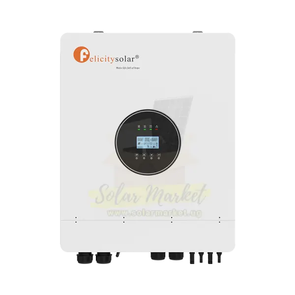 Felicity 12kVA 12000W Hybrid Inverter for Home and Small Business Backup 48V 240A MPPT 90-450VDC Parallel up to 6 Units Single/Three Phase WiFi Communication (IVEM12048-II)