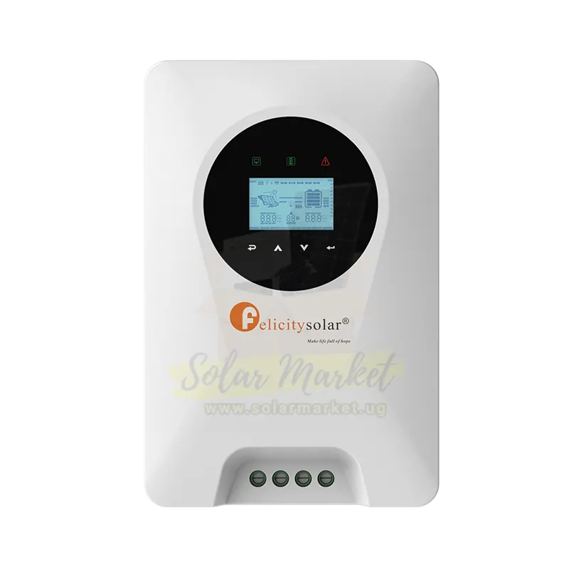 Felicity 48V 60A MPPT Solar Charge Controller for Off-Grid Solar Systems 150VDC PV Input 3300W Max Input Power 12V/24V/48V Auto-Select (SCCM6048-III)